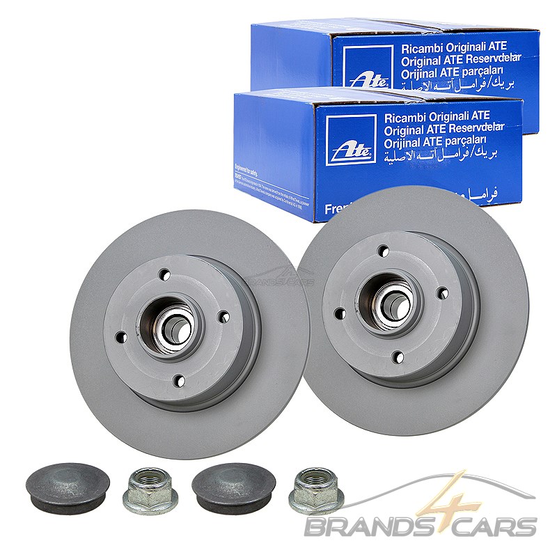 BREMSSCHEIBEN+BREMSBELÄGE BREMSKLÖTZE+ABS-RING+RADLAGER VOLL Ø249 PEUGEOT