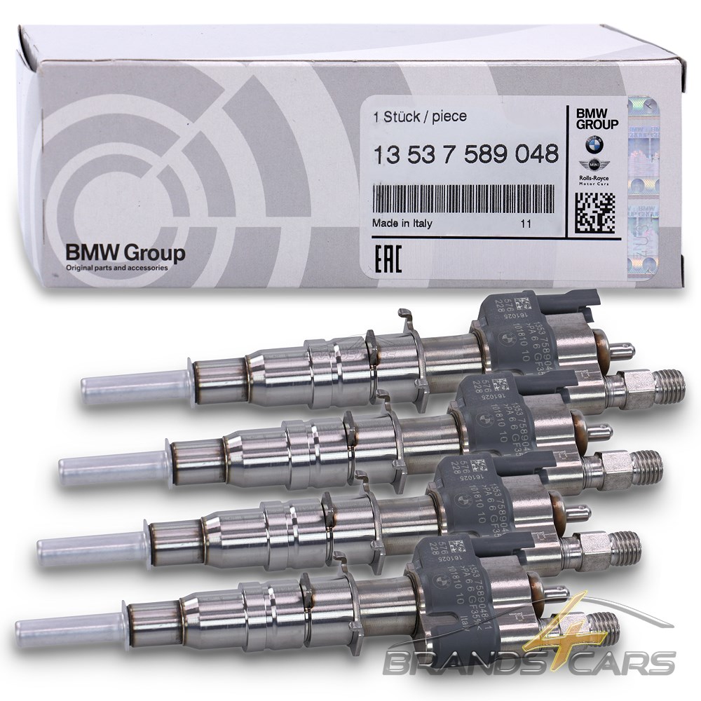 4x ORIGINAL BMW EINSPRITZDÜSE EINSPRITZVENTIL INJEKTOR FÜR BMW 5ER E60