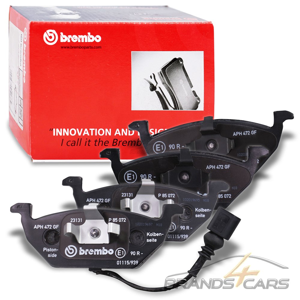 BREMBO COATED BREMSSCHEIBEN Ø256 BELÜFTET+BELÄGE+VWK VORNE AUDI A3 8L BJ 00-03