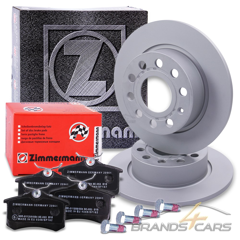 253mm HINTEN VOLL 1KD 1F7 ATE Bremsenkit VW Eos