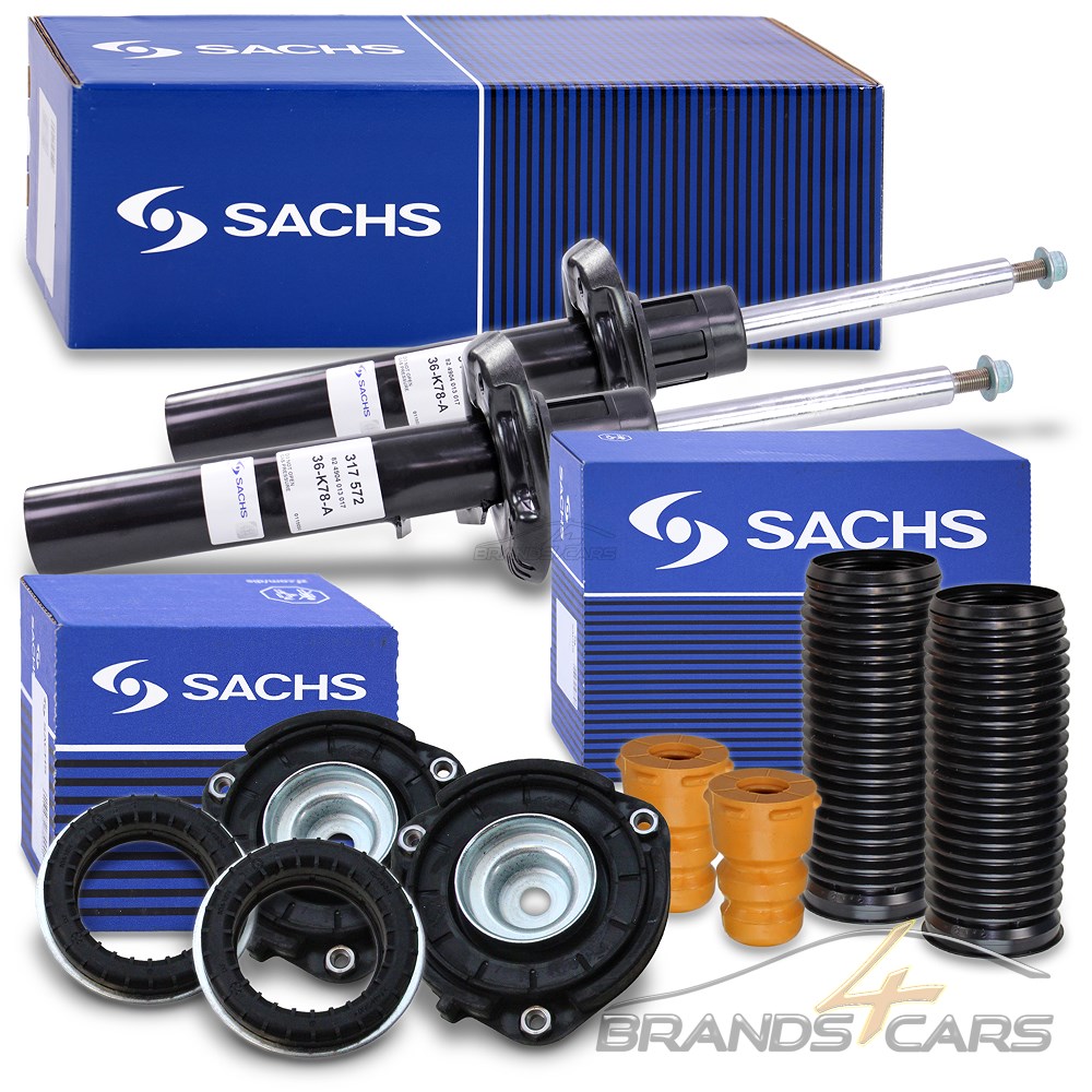 SACHS STOSSDÄMPFER + DOMLAGER + STAUBSCHUTZSATZ VORNE VW TOURAN + AUDI