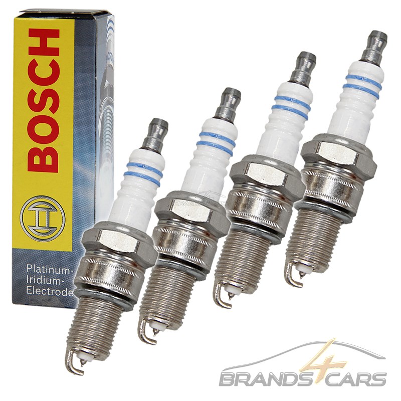 4x SKODA FAVORIT 787 1.3 VARIANTE 2 ORIGINALE BOSCH SUPER PLUS SPARK PLUGS