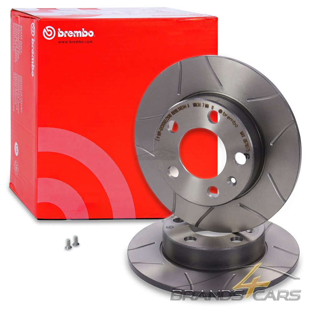 Brembo2 Bremsscheiben 180 für Fiat Lancia Bremsbeläge Hinten u.a