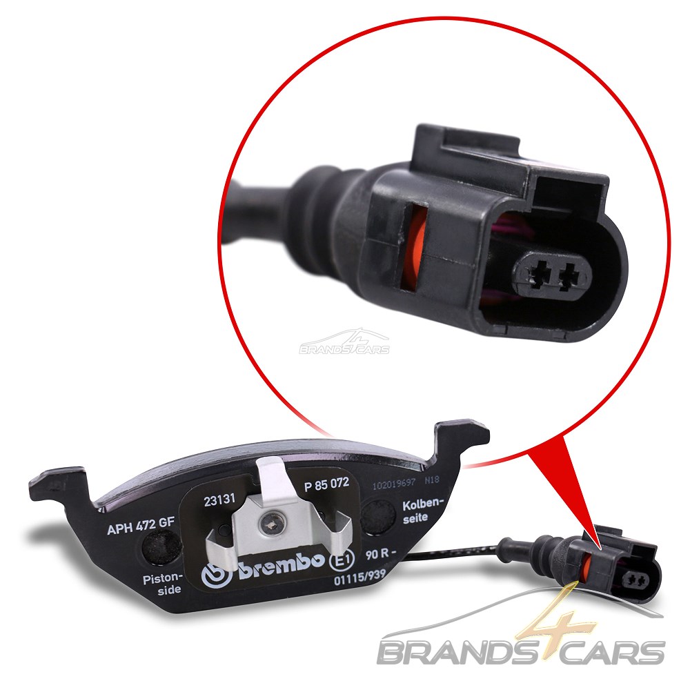 SATZ BREMBO BREMSBELÄGE BREMSKLÖTZE VORNE SEAT IBIZA 5 6J SC ST BJ AB 08