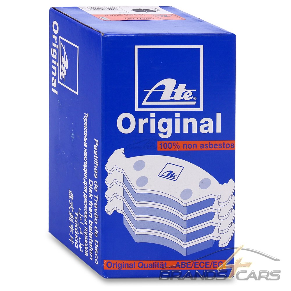 SATZ ORIGINAL ATE BREMSBELÄGE BREMSKLÖTZE HINTEN AUDI A5 8T Q5 8R