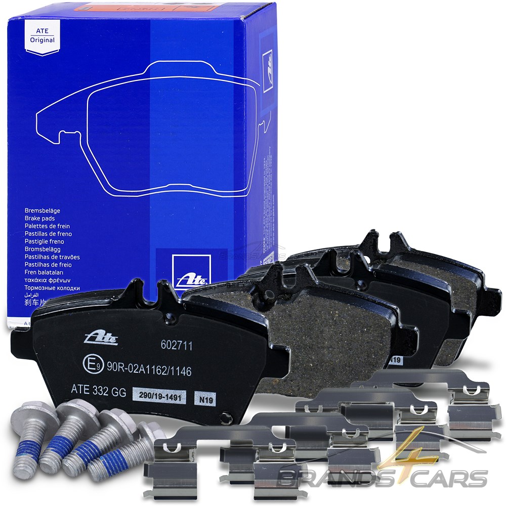 Hart Brakes Bremsen-Set Vorne – Keramik-Bremsbeläge & Gebohrte/schlitzte Rotoren | Für Mercedes A220, CLA250, GLA250, GLB250