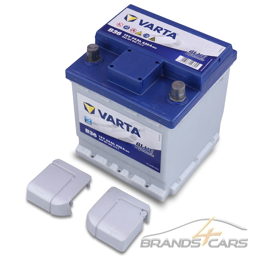 Varta Blue Dynamic Starterbatterie 60 Ah & AA Alkaline-Batterien – Doppelpack Für Auto Und Haushalt