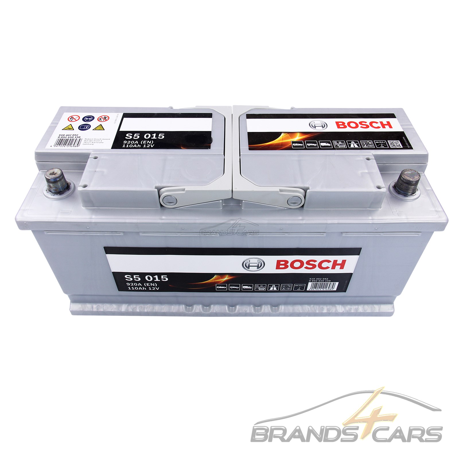 BOSCH S5 015 110Ah 920A 12V AUTOBATTERIE STARTERBATTERIE PKW-BATTERIE ...