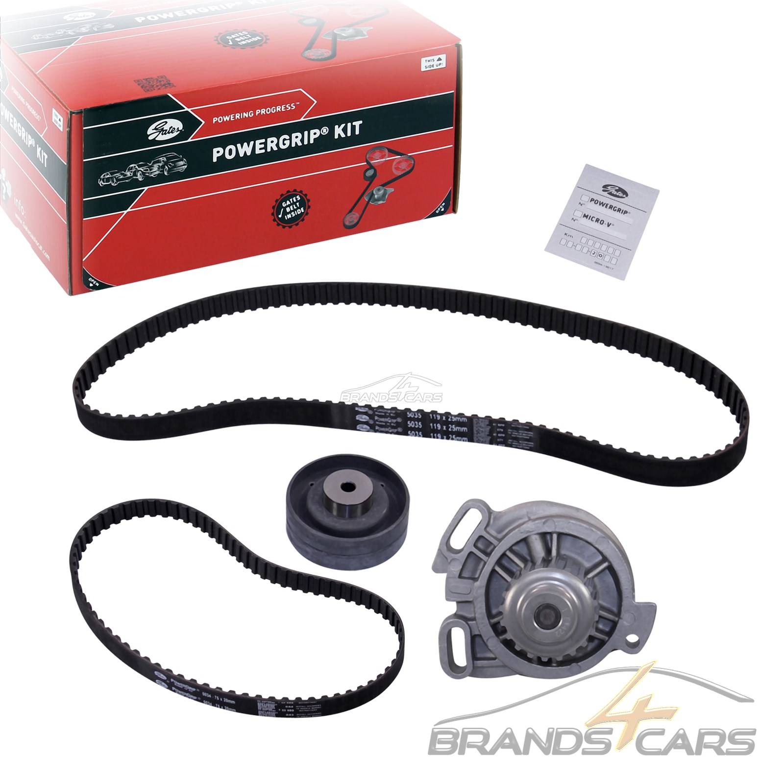 GATES ZAHNRIEMENSATZ SET KIT VOLVO 240 740 760 2.4 D +Turbo TD 780 2.4