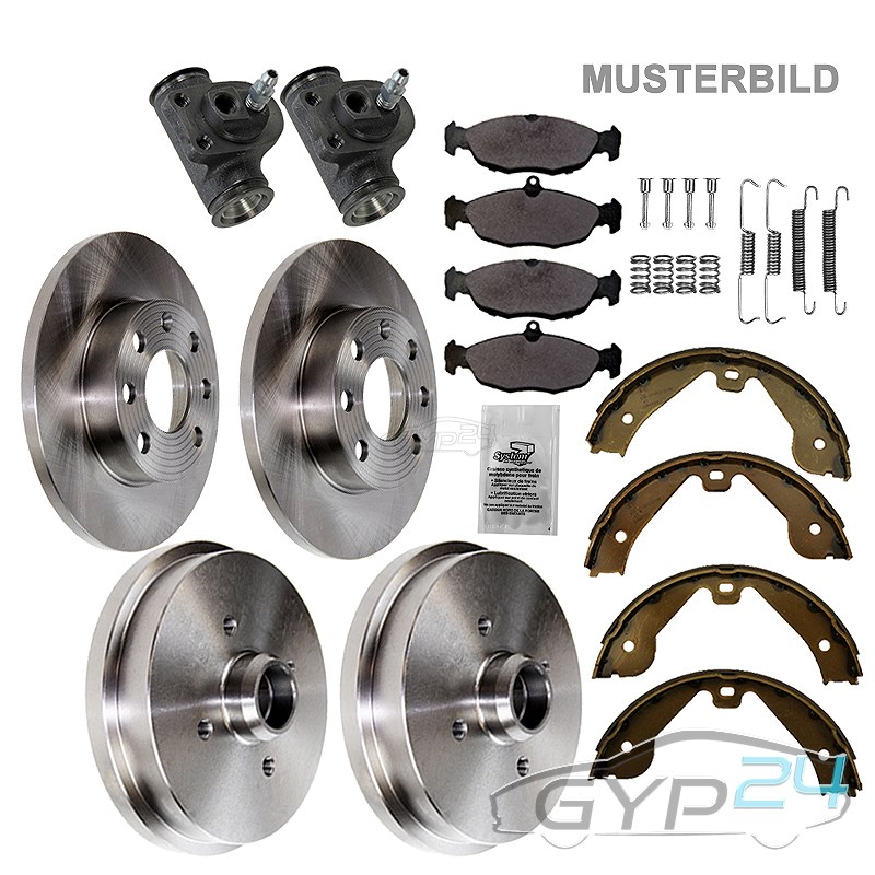 ZIMMERMANN BREMSE BREMSEN SATZ SET KIT Ø298 GELOCHT HINTEN 31964511