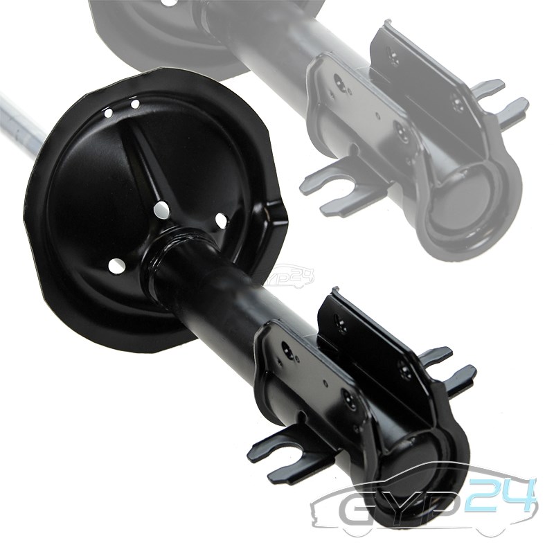 2 STOSSDÄMPFER GAS GASDRUCK VORNE VORDERACHSE +DOMLAGER +STAUBSCHUTZ