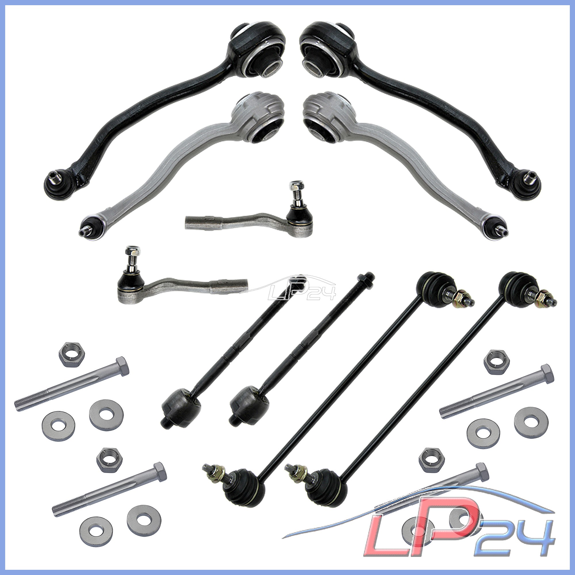 4X KIT BRAS DE SUSPENSION AVANT 10 PIÈCES MERCEDES CLASSE C W203 S203