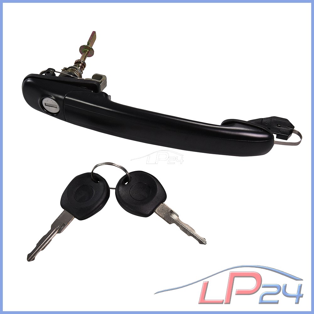 Clé avant Gauche ou Droite VW Polo 6n1 6N2 Poignée de Porte Serrure