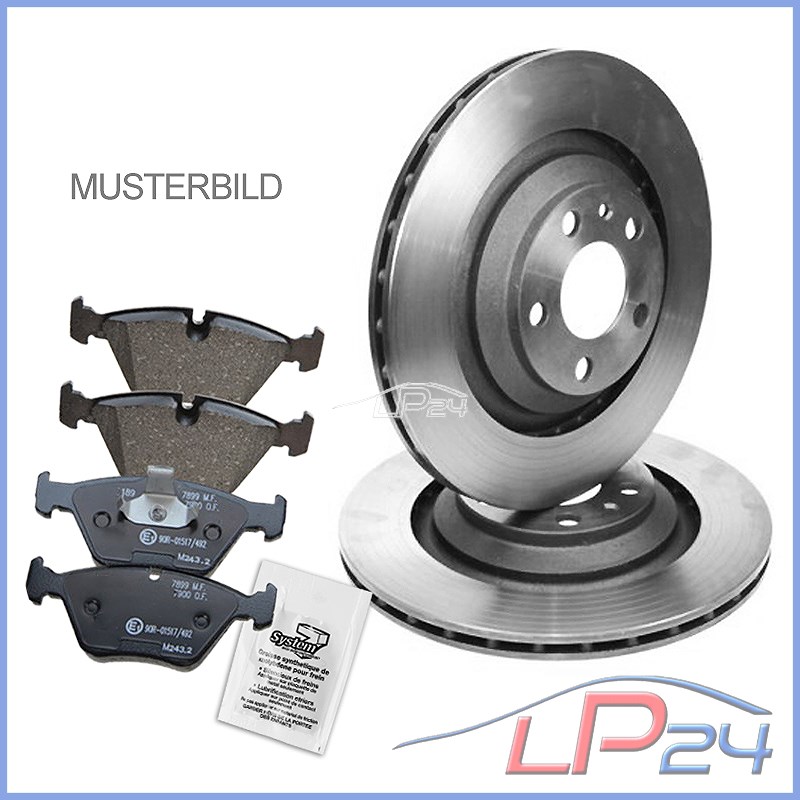 2X Arrière Disques De Frein Pour TOYOTA RAV 4 II 1.8 2.0 VVTi D-4D 4x4