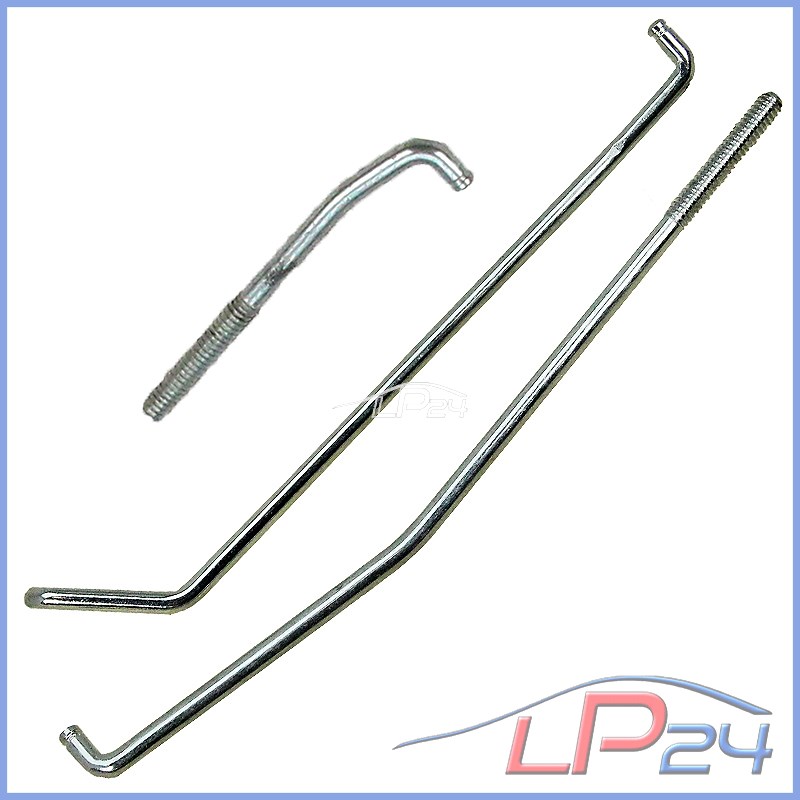 2x Poignée de Porte Set Porte Poignée Extérieur Extérieur poignée serrure avant LR pour FIAT BRAVO 182